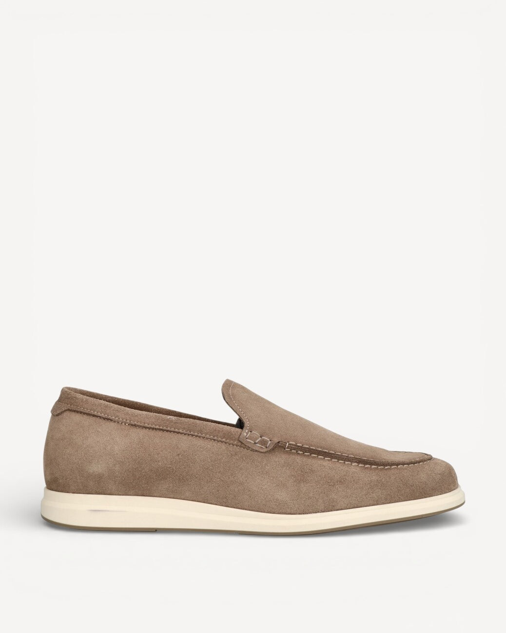 Heren instapper-Beige suède/nubuck