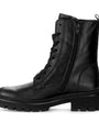 DAMES BOOTS+KORT LAARS-Zwart leer