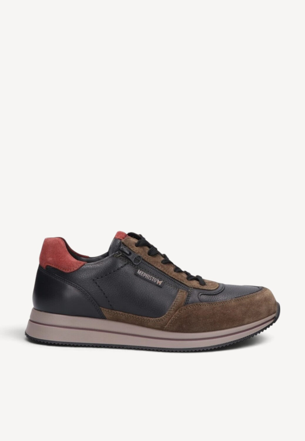 Heren veterschoenen-Groen combi kleur