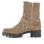 DAMES BOOTS+KORT LAARS-Beige suède/nubuck