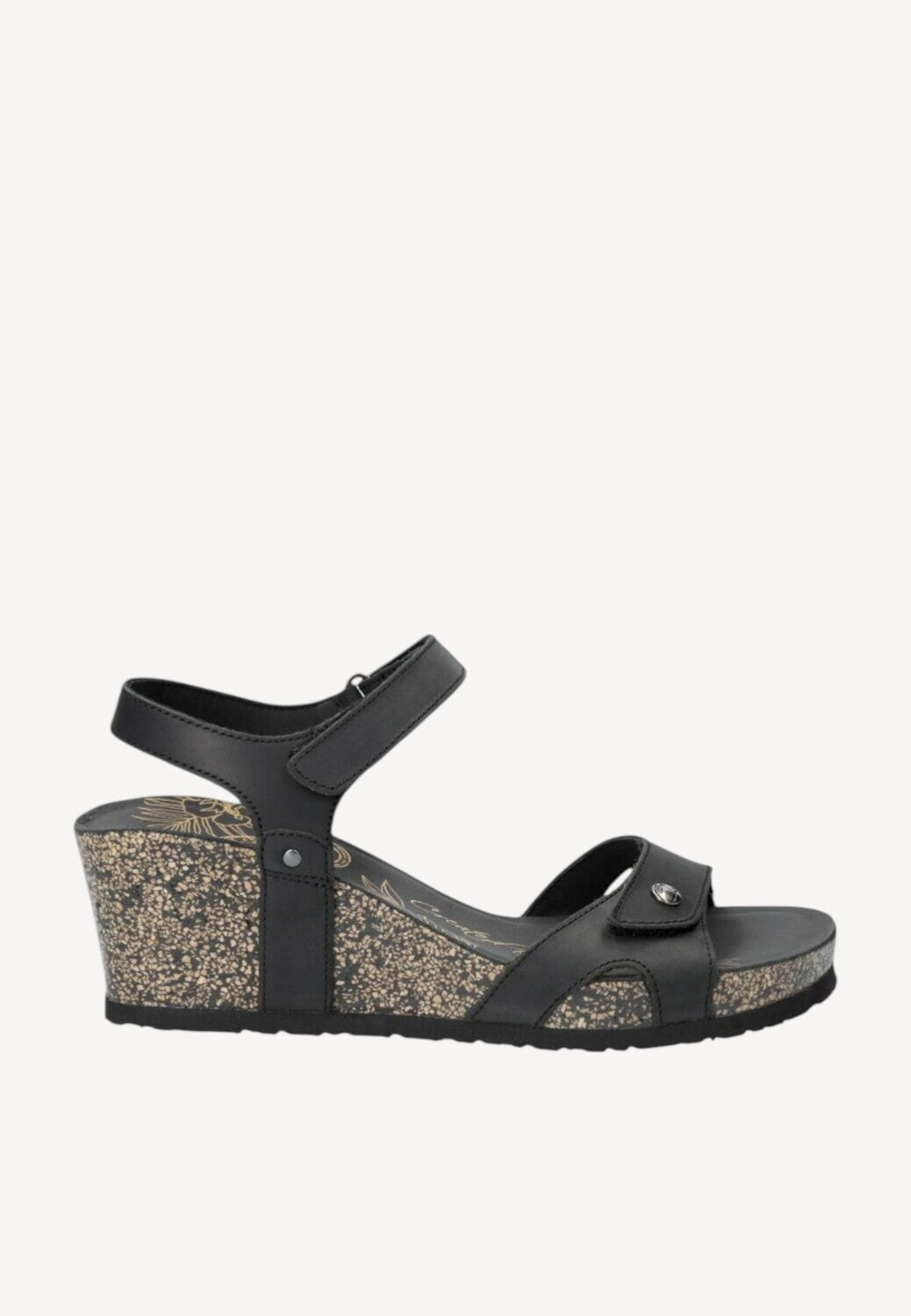 DAMES OPEN SCHOENEN-Zwart leer