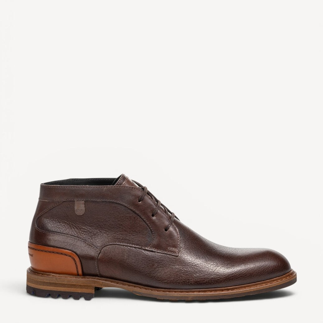 Heren boots-Bruin leer