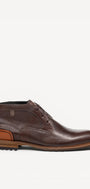 Heren boots-Bruin leer