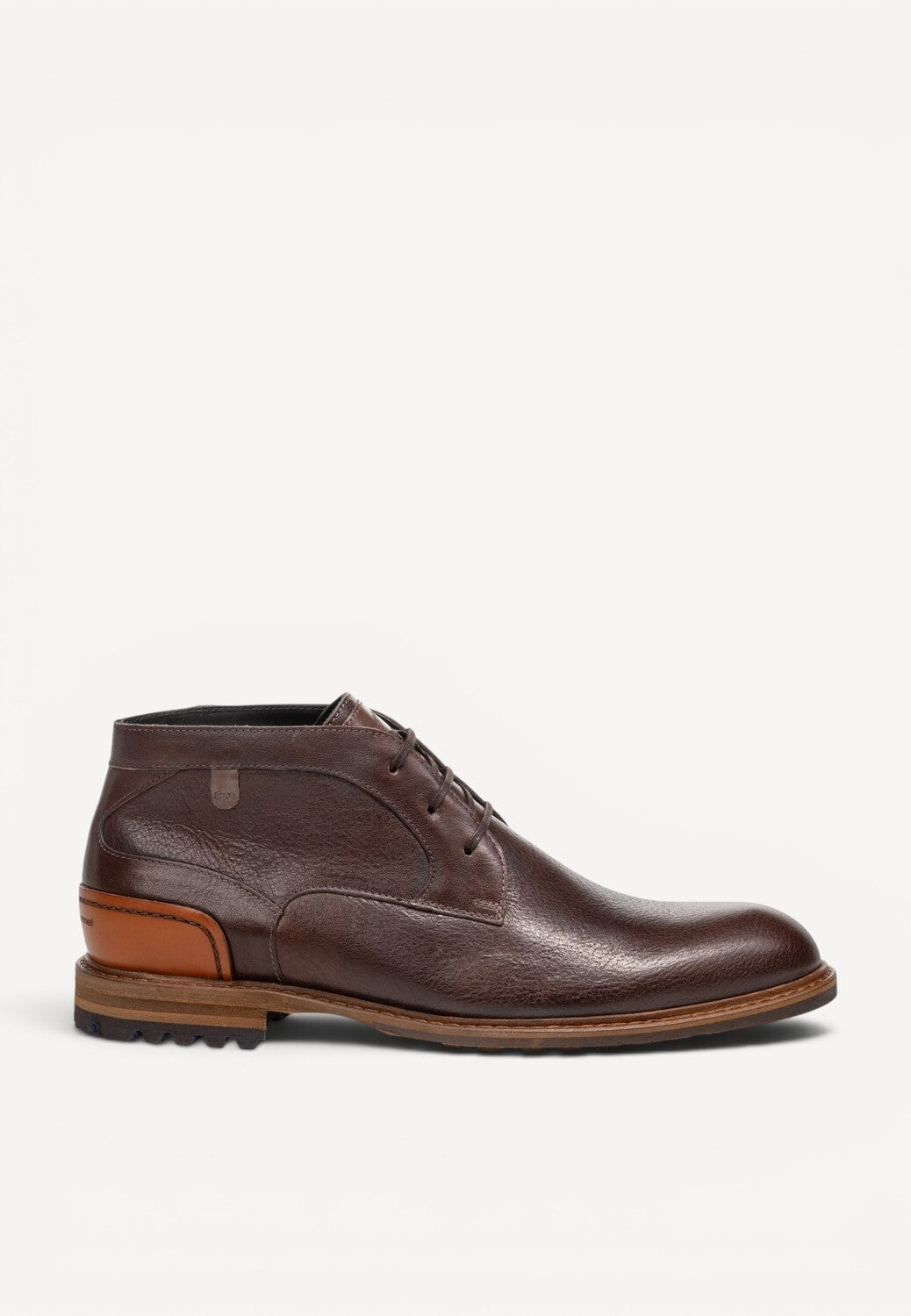 Heren boots-Bruin leer