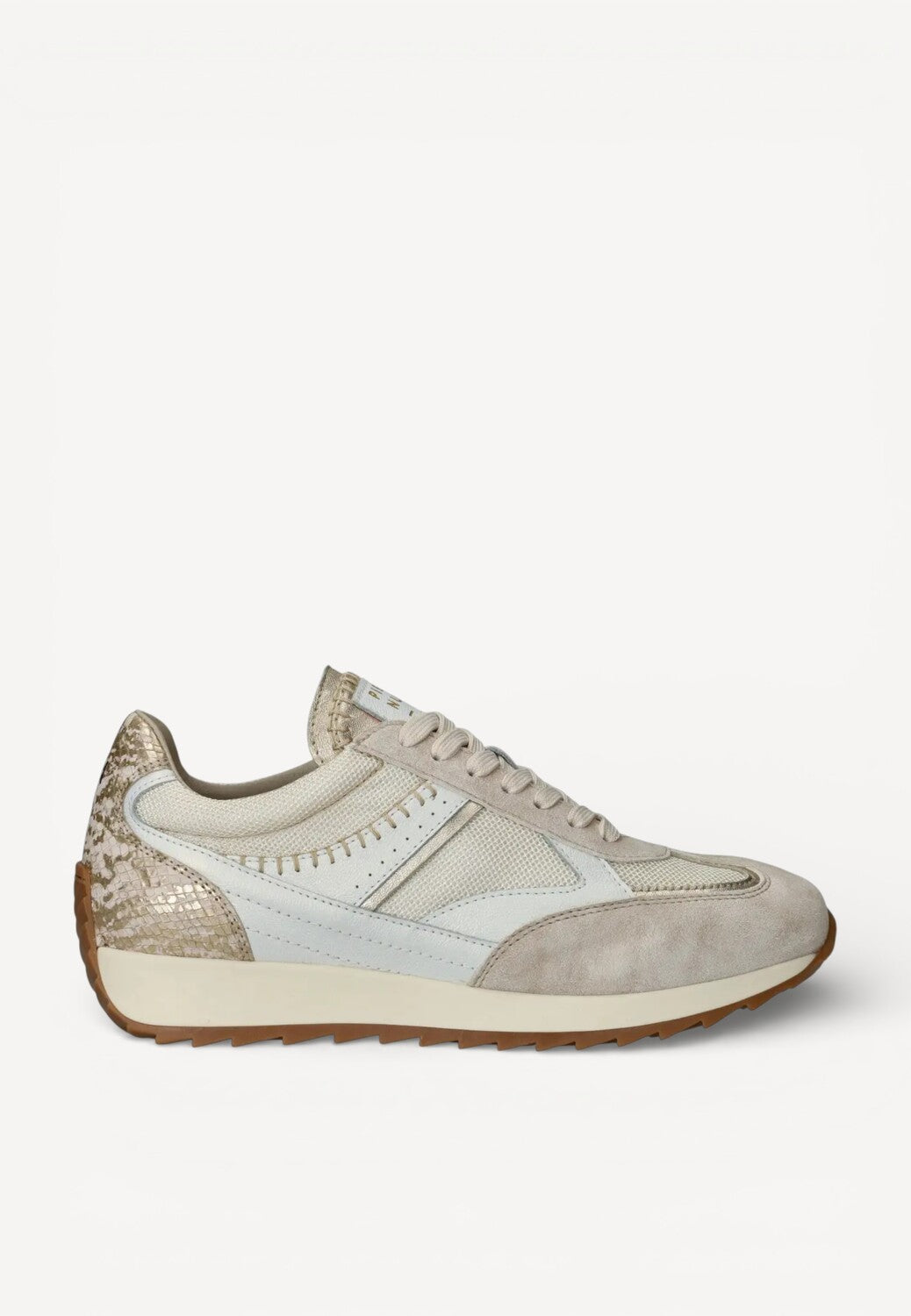 DAMES SPORTIEVE VETERSCHO-Beige suède/nubuck