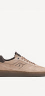 Heren veterschoenen-Beige suède/nubuck