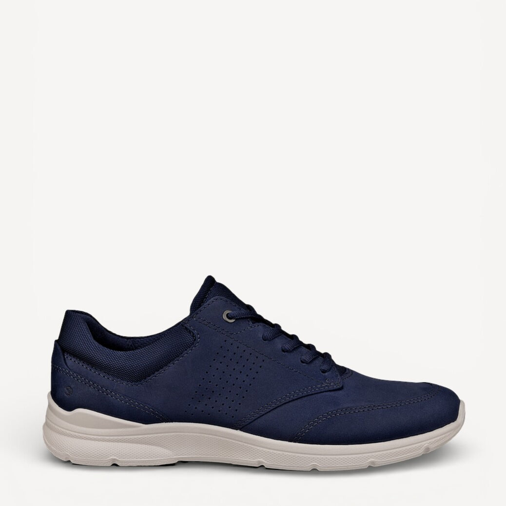 Heren veterschoenen-Blauw suède/nubuck