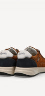 Heren veterschoenen-Bruin suède
