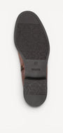 DAMES BOOTS+KORT LAARS-Bruin leer
