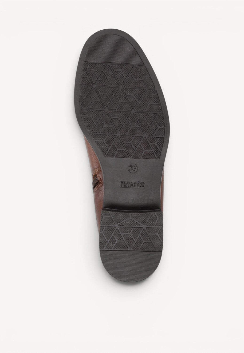 DAMES BOOTS+KORT LAARS-Bruin leer