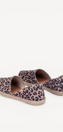 DAMES INSTAPSCHOENEN-Bruin combi kleur