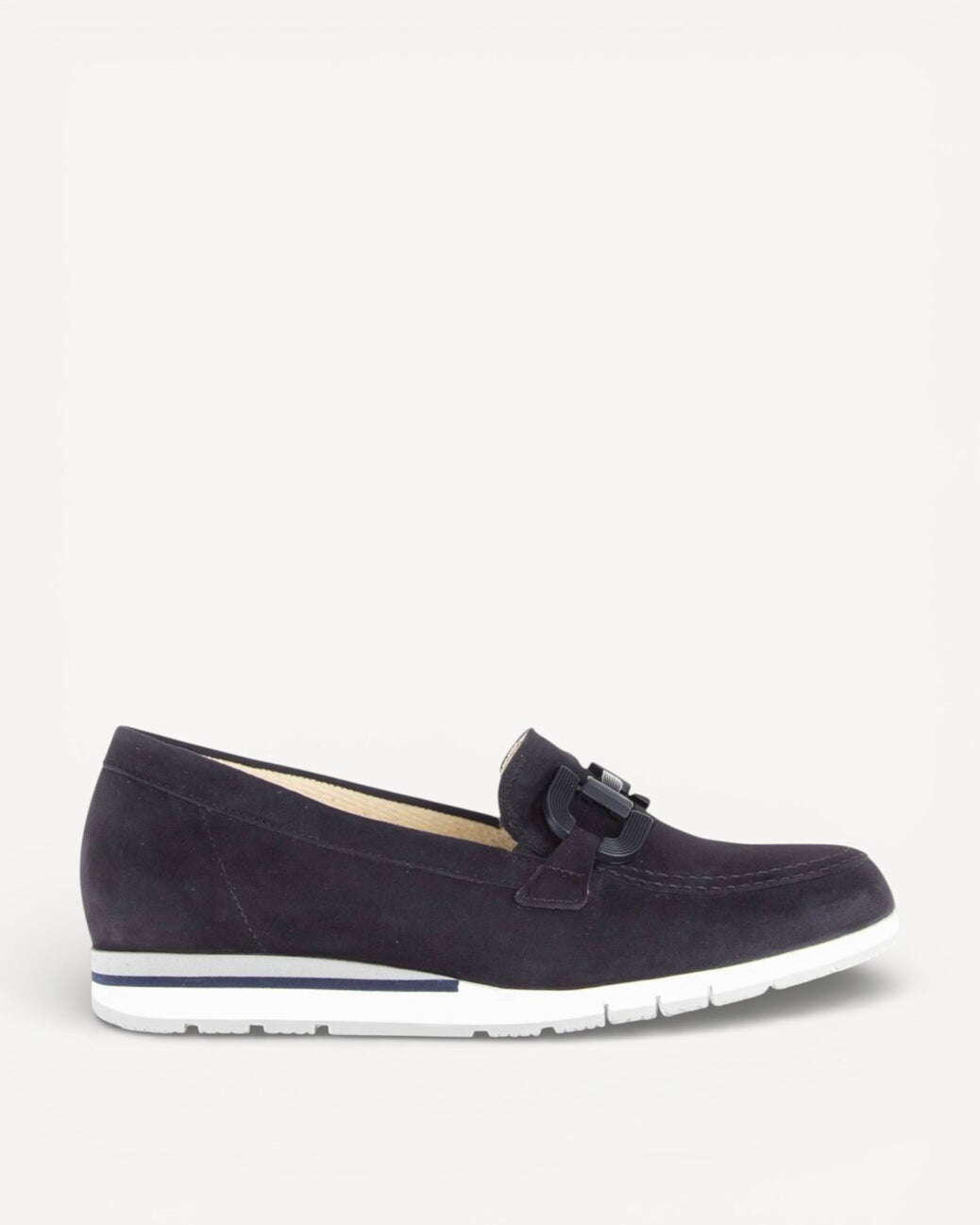 DAMES INSTAPSCHOENEN-Blauw suède/nubuck