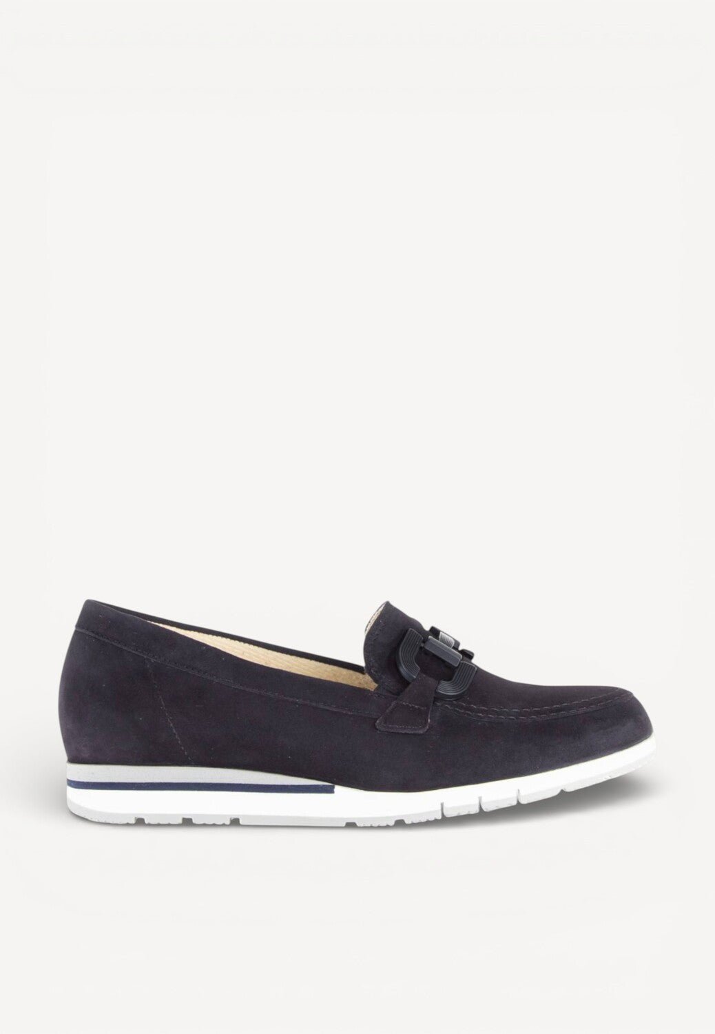 DAMES INSTAPSCHOENEN-Blauw suède/nubuck