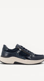 DAMES SPORTIEVE VETERSCHO-Blauw leer