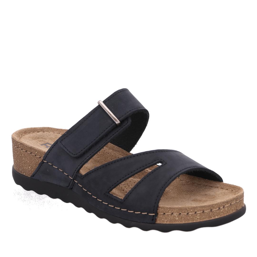 DAMES OPEN SCHOENEN-Zwart suède