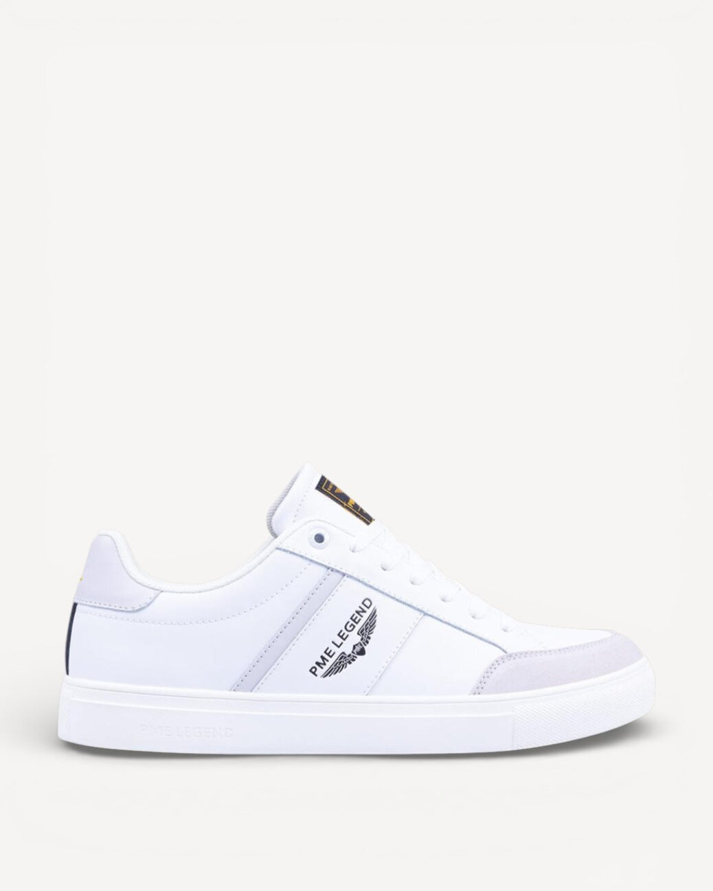 Heren veterschoenen-Wit combi kleur