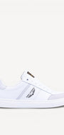 Heren veterschoenen-Wit combi kleur