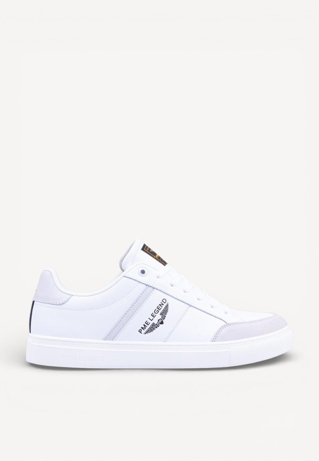 Heren veterschoenen-Wit combi kleur