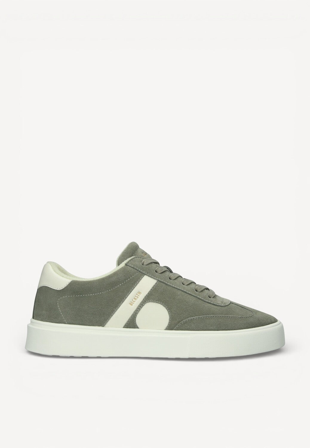 Heren veterschoenen-Groen suède/nubuck