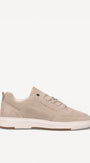 Heren veterschoenen-Beige suède/nubuck