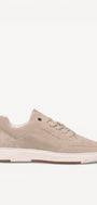 Heren veterschoenen-Beige suède/nubuck
