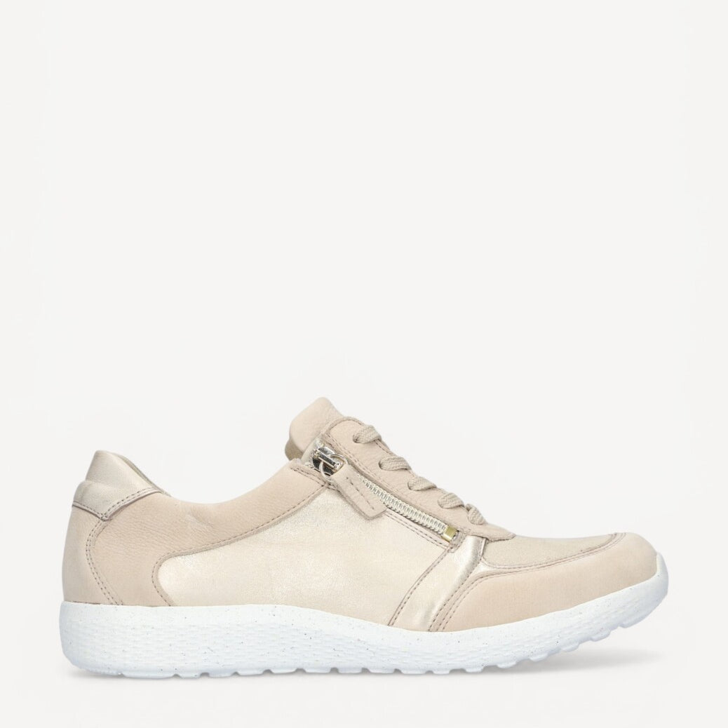 DAMES SPORTIEVE VETERSCHO-Beige suède/nubuck