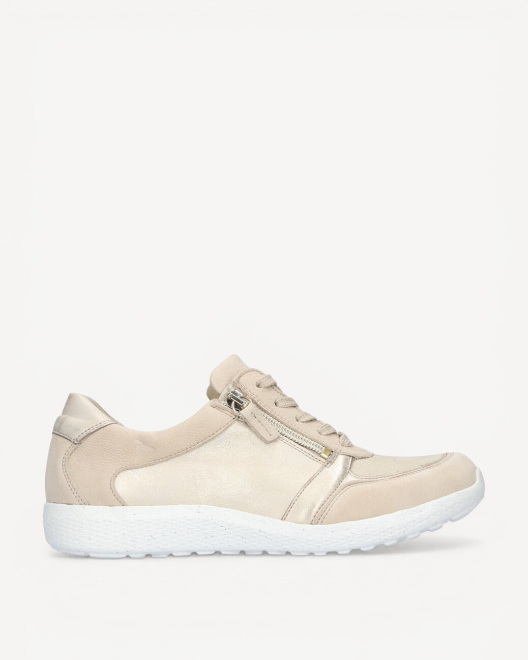 DAMES SPORTIEVE VETERSCHO-Beige suède/nubuck