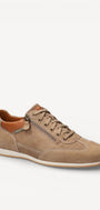 Heren veterschoenen-Beige suède/nubuck