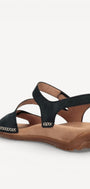 DAMES OPEN SCHOENEN-Blauw suède/nubuck