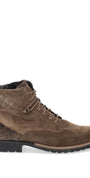 DAMES BOOTS+KORT LAARS-Beige suède/nubuck