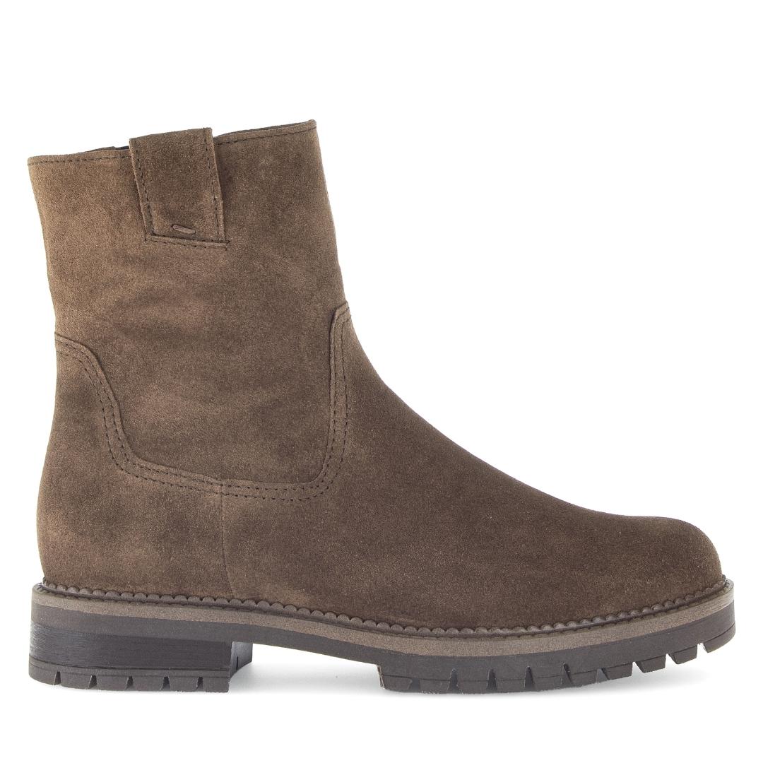 DAMES BOOTS+KORT LAARS-Bruin suède