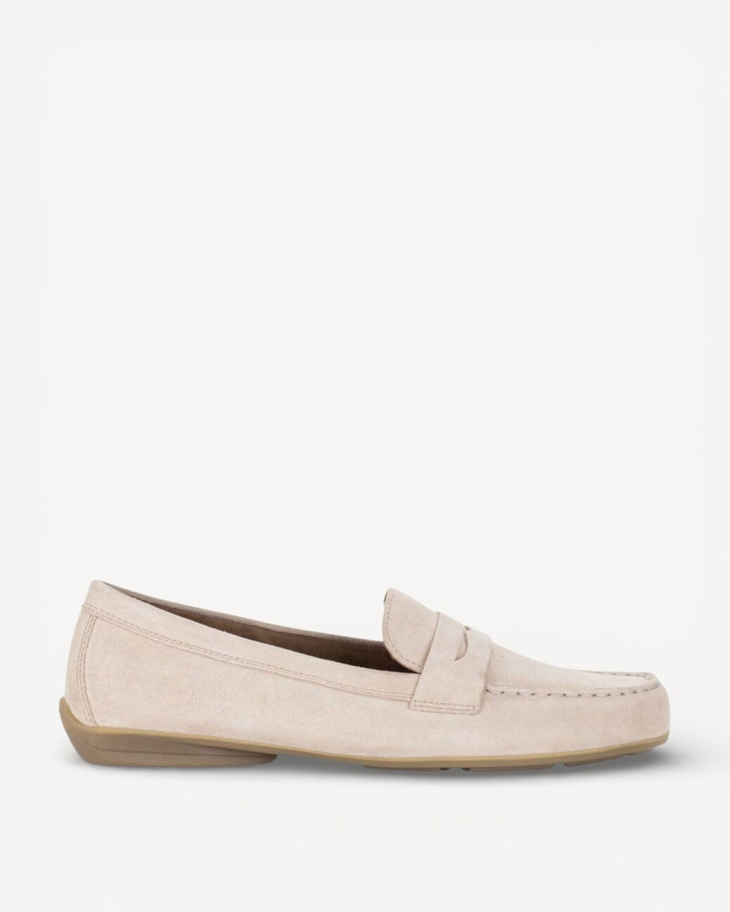 DAMES INSTAPSCHOENEN-Beige suède/nubuck