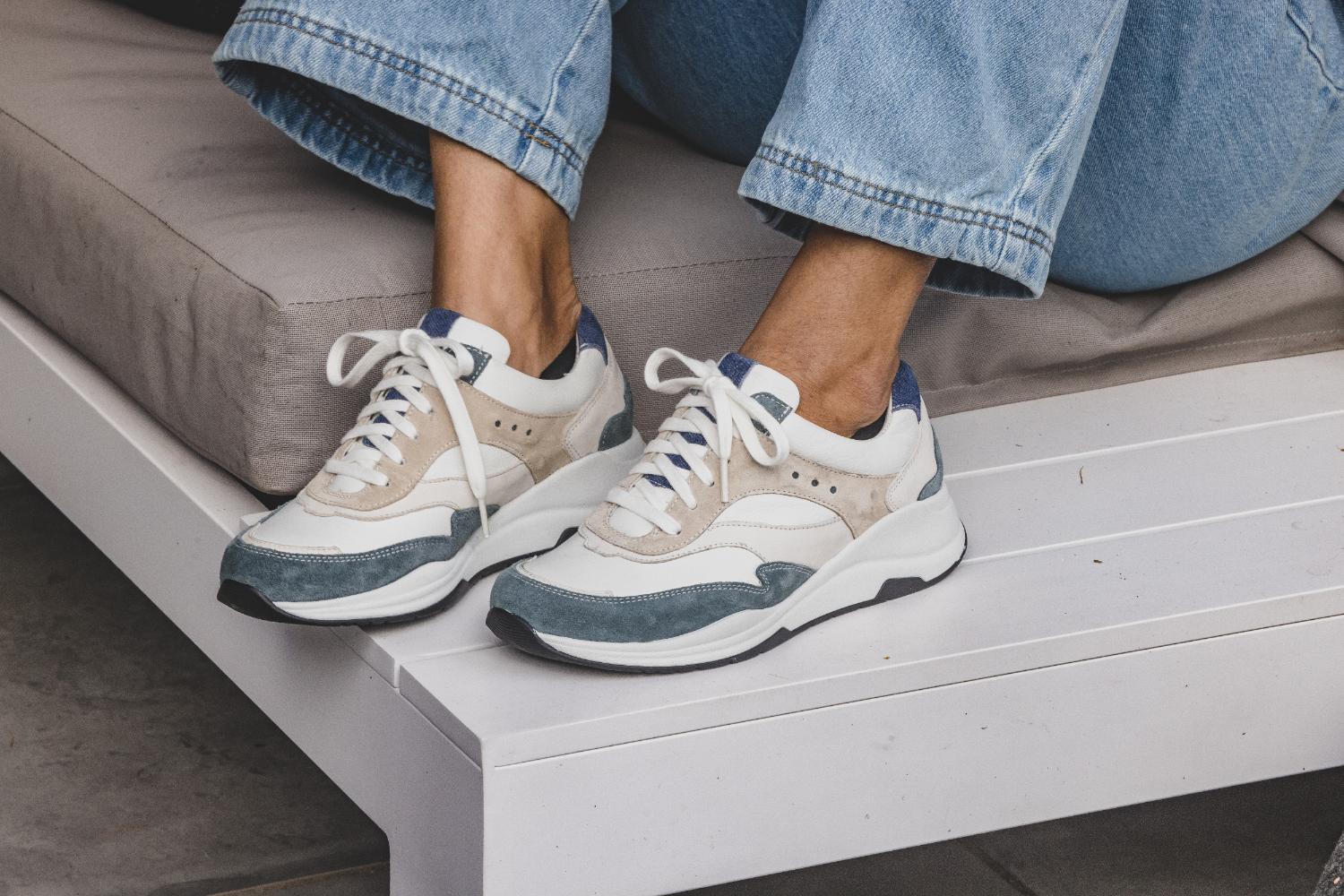 DAMES SPORTIEVE VETERSCHO-Wit combi kleur