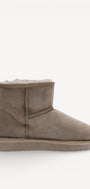 DAMES BOOTS+KORT LAARS-Beige suède/nubuck