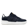 Heren veterschoenen-Blauw suède/nubuck