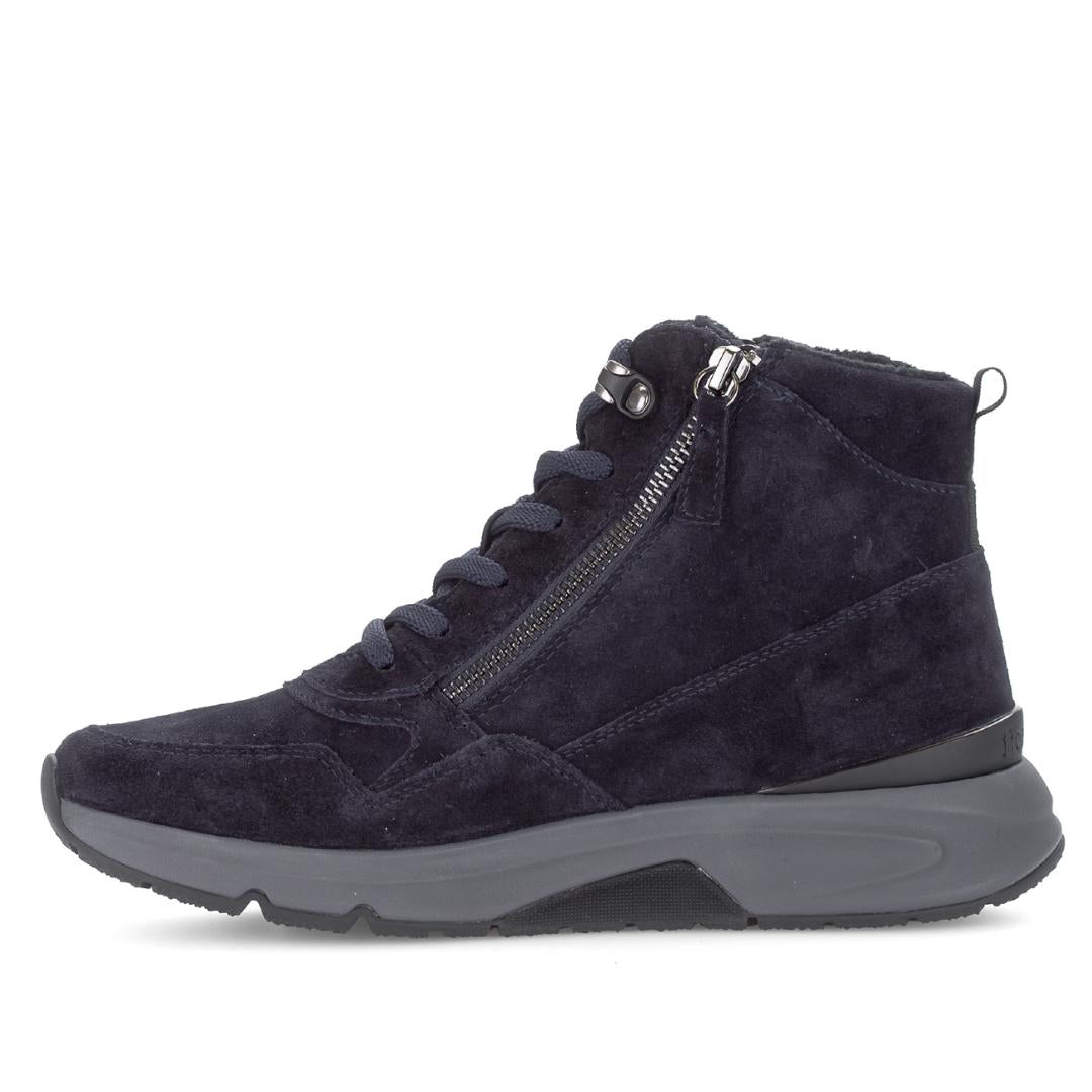 DAMES SPORTIEVE VETERSCHO-Blauw suède/nubuck