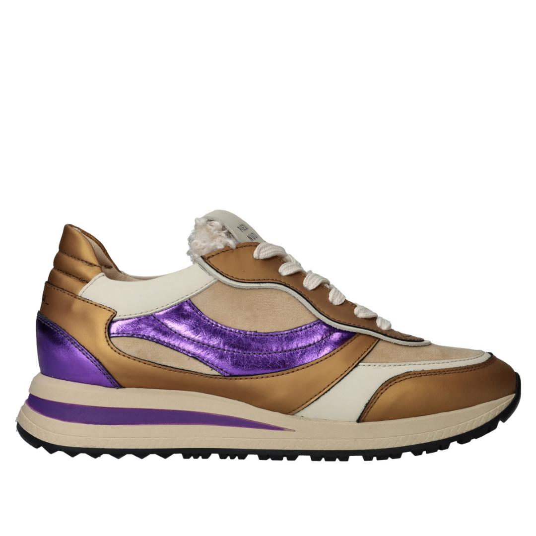 DAMES SPORTIEVE VETERSCHO-Beige combi kleur