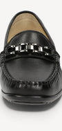 DAMES INSTAPSCHOENEN-Zwart leer