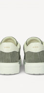 Heren veterschoenen-Groen suède/nubuck