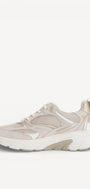 DAMES SPORTIEVE VETERSCHO-Beige suède/nubuck