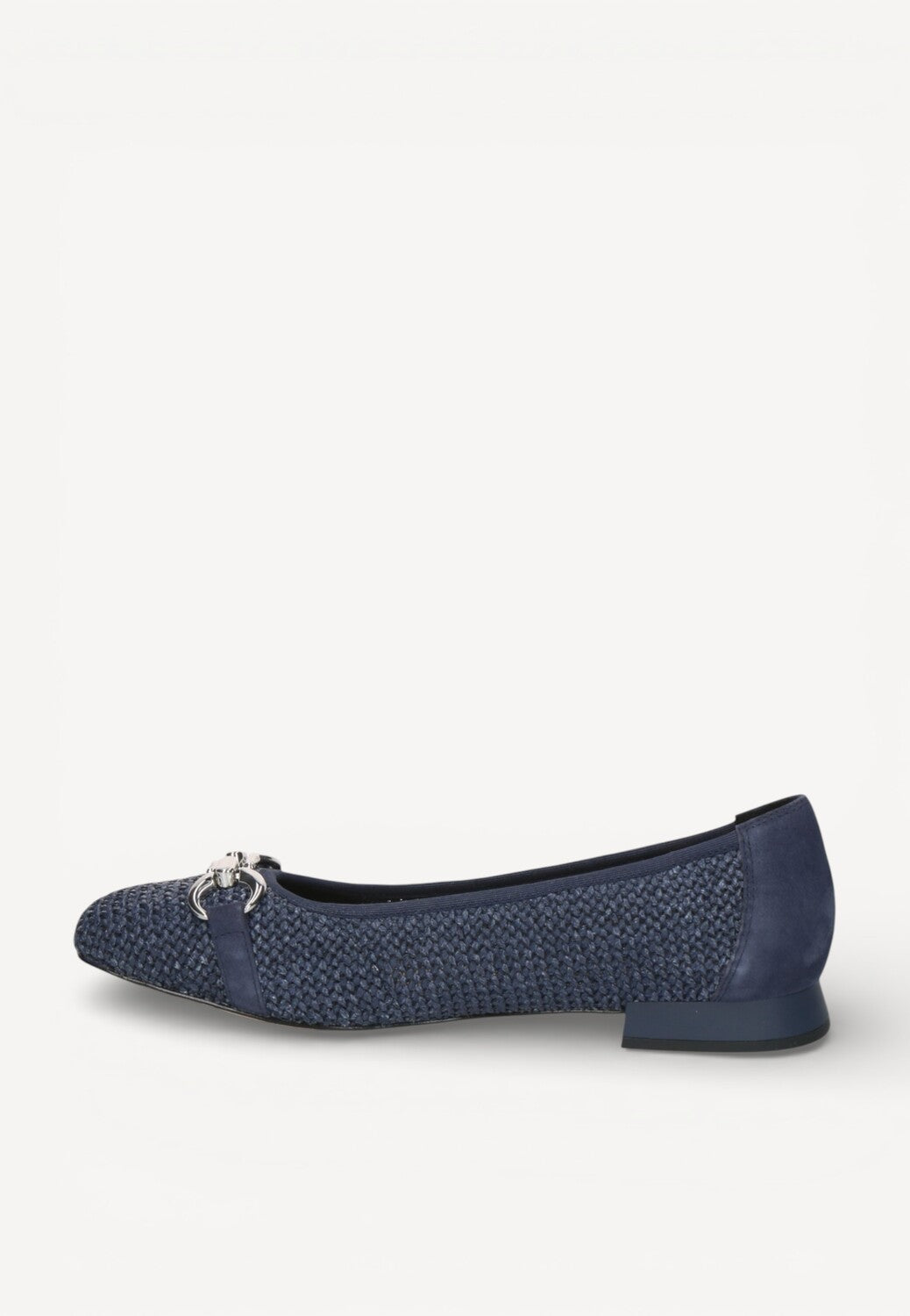 BALLERINAS + PUMPS-Blauw leer