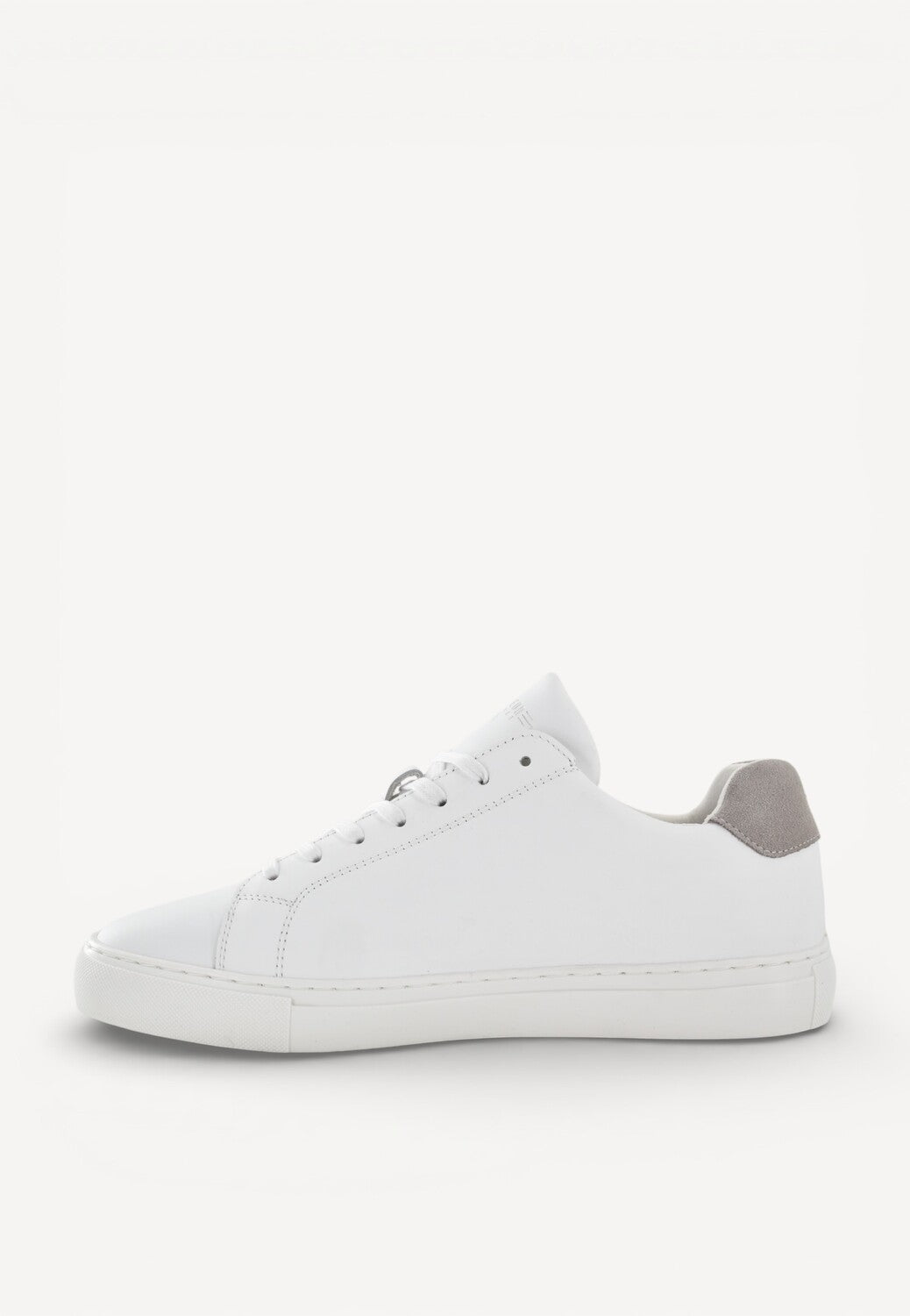 Heren veterschoenen-Wit leer