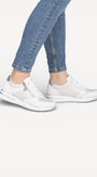 DAMES SPORTIEVE VETERSCHO-Wit leer