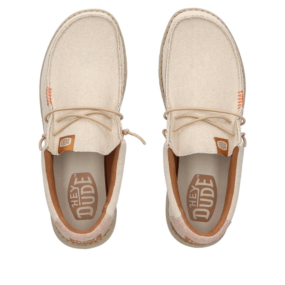 Heren linnen schoenen-Beige diversen