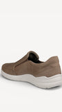 Heren instapper-Beige suède/nubuck