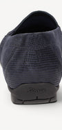 DAMES INSTAPSCHOENEN-Blauw leer