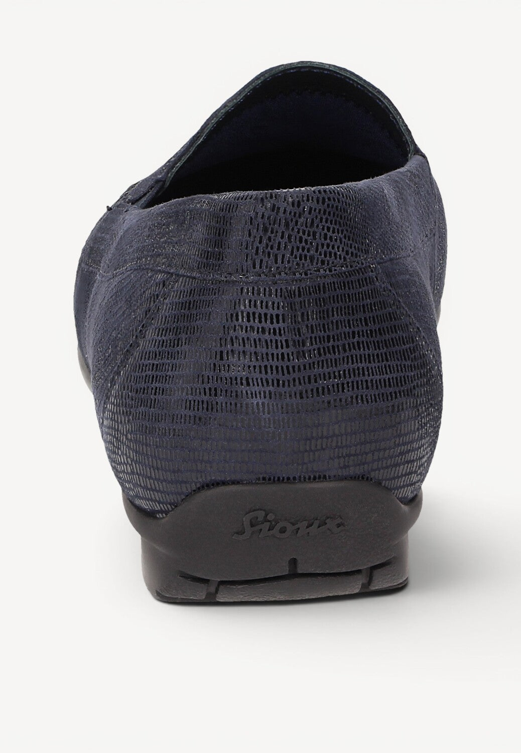 DAMES INSTAPSCHOENEN-Blauw leer