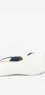 DAMES OPEN SCHOENEN-Blauw suède/nubuck
