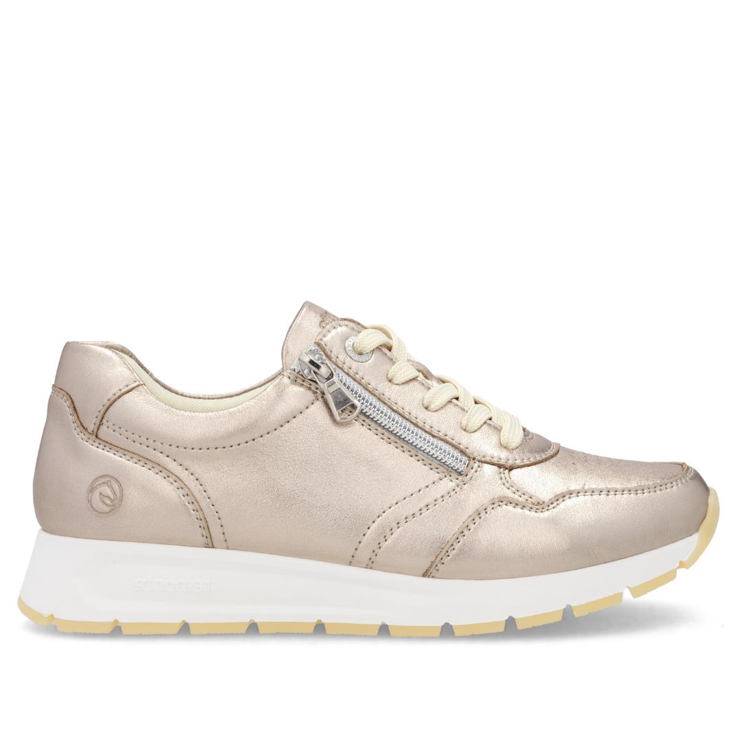 DAMES SPORTIEVE VETERSCHO-Goud leer