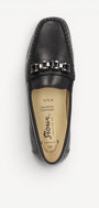DAMES INSTAPSCHOENEN-Zwart leer